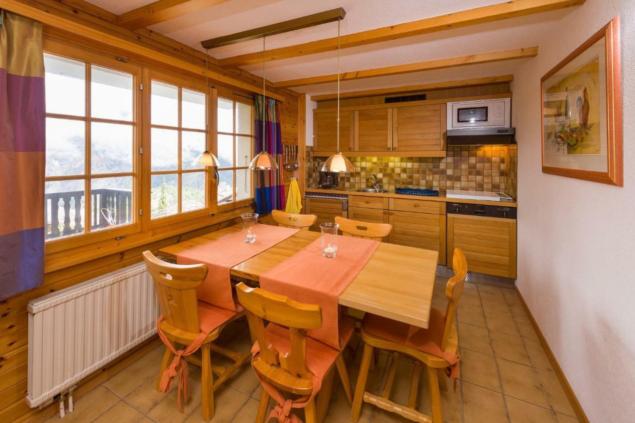 apartment SCHINKENHEIM bei fuchs&hase Grächen Exterior foto