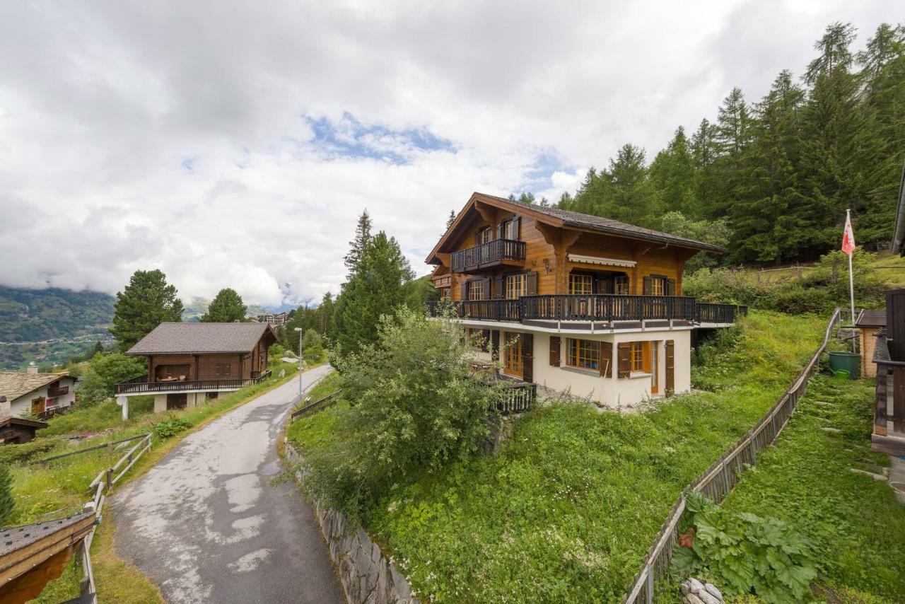 apartment SCHINKENHEIM bei fuchs&hase Grächen Exterior foto